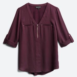 FORTUNE + IVY
Rebekah Zipper Detail Blouse small